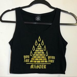 Death Traitors crop top